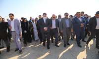 با حضور وزیر جهاد کشاورز عملیات اجرایی  شهر مولد کشاورزی  دلیران در بخش دلوارآغاز شد 